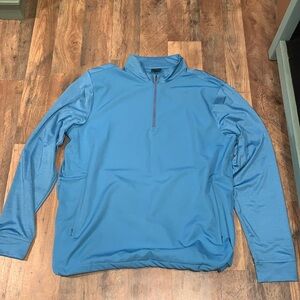 Greg Norman Play Dri Pullover.  Long sleeve.  Draw string waist. Size Large NWOT